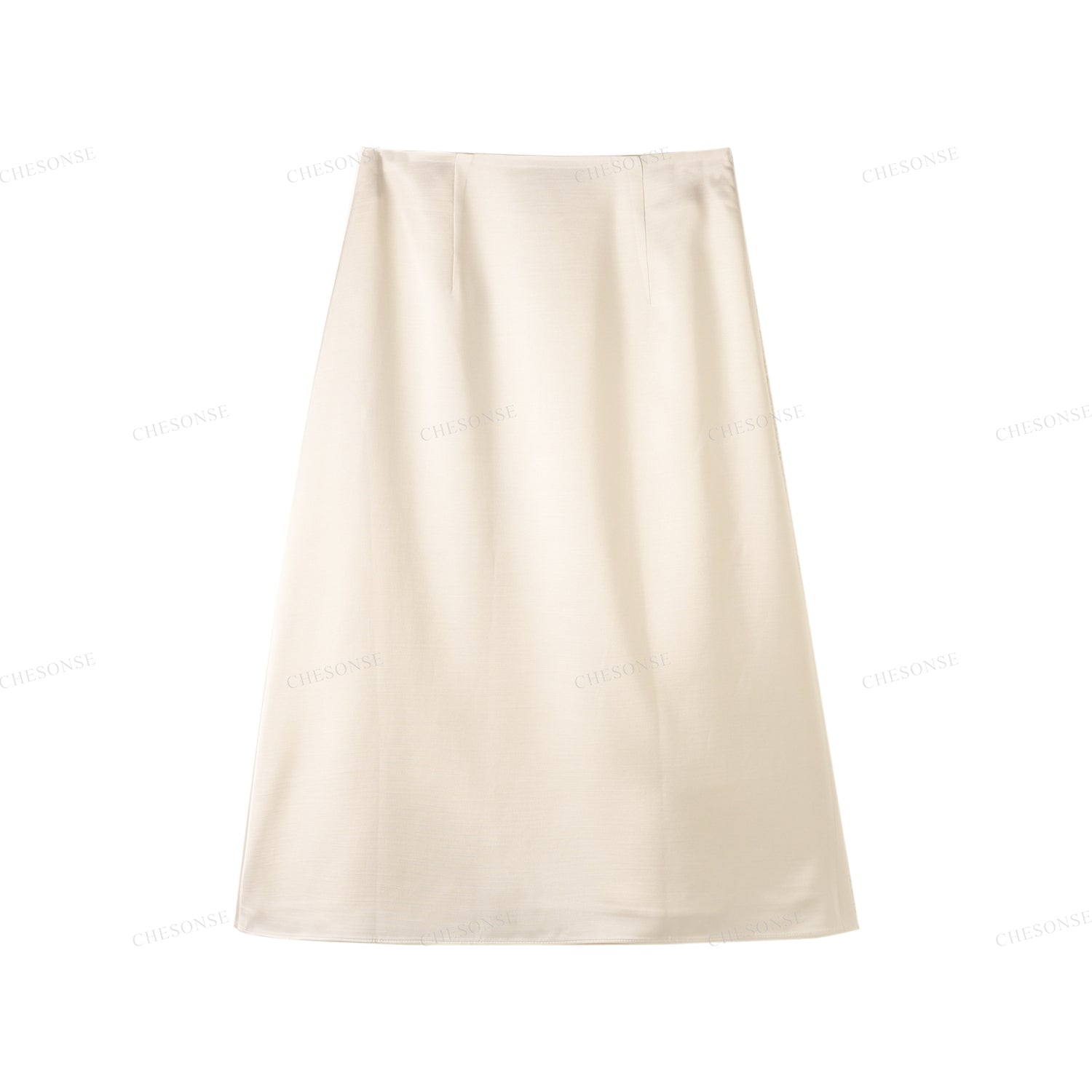 【一支牡丹】冰丝印花半裙